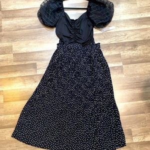 Polka dot skirt